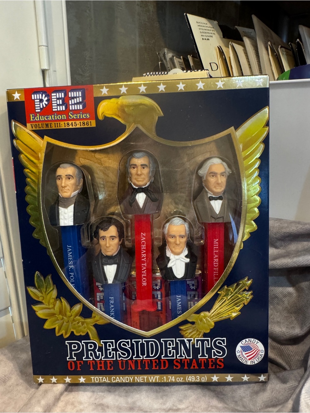 PEZ Presidents of the United States Candy Dispenser Set - Volume lll NIB